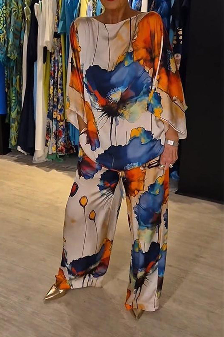Camélia - Ensemble Satin Tendance Femme