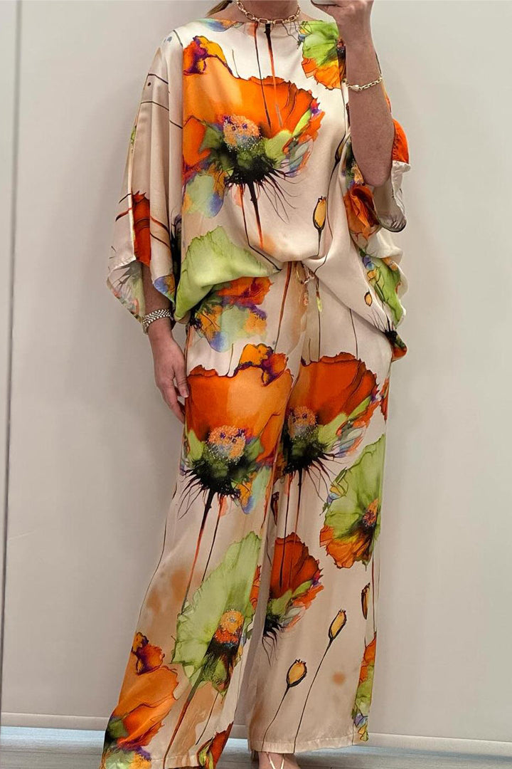 Camélia - Ensemble Satin Tendance Femme