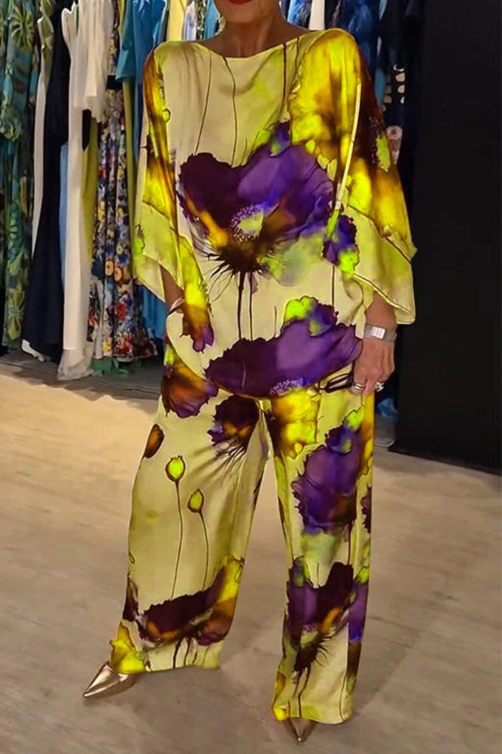 Camélia - Ensemble Satin Tendance Femme