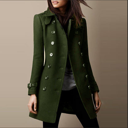 Clementa - Manteau Classique Double Bouton