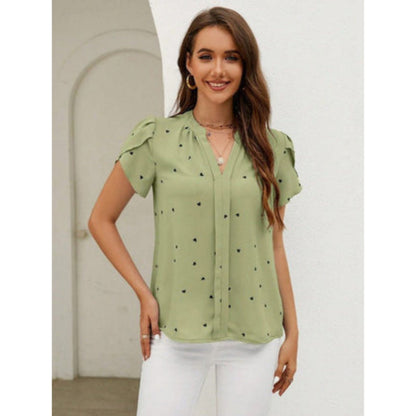 Quésta | Blouse À Manches Courtes Pour Femme | Haut Fluide