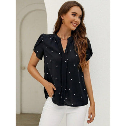 Quésta | Blouse À Manches Courtes Pour Femme | Haut Fluide
