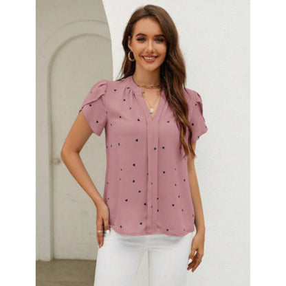 Quésta | Blouse À Manches Courtes Pour Femme | Haut Fluide
