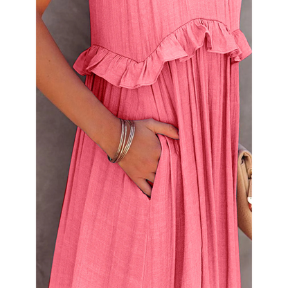 Femmes Robe Longue | Plage Ibiza Bleu Marine